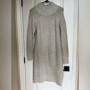 H&M sweater dress-ribbed detail neck, hem, and cuffs-size XS US